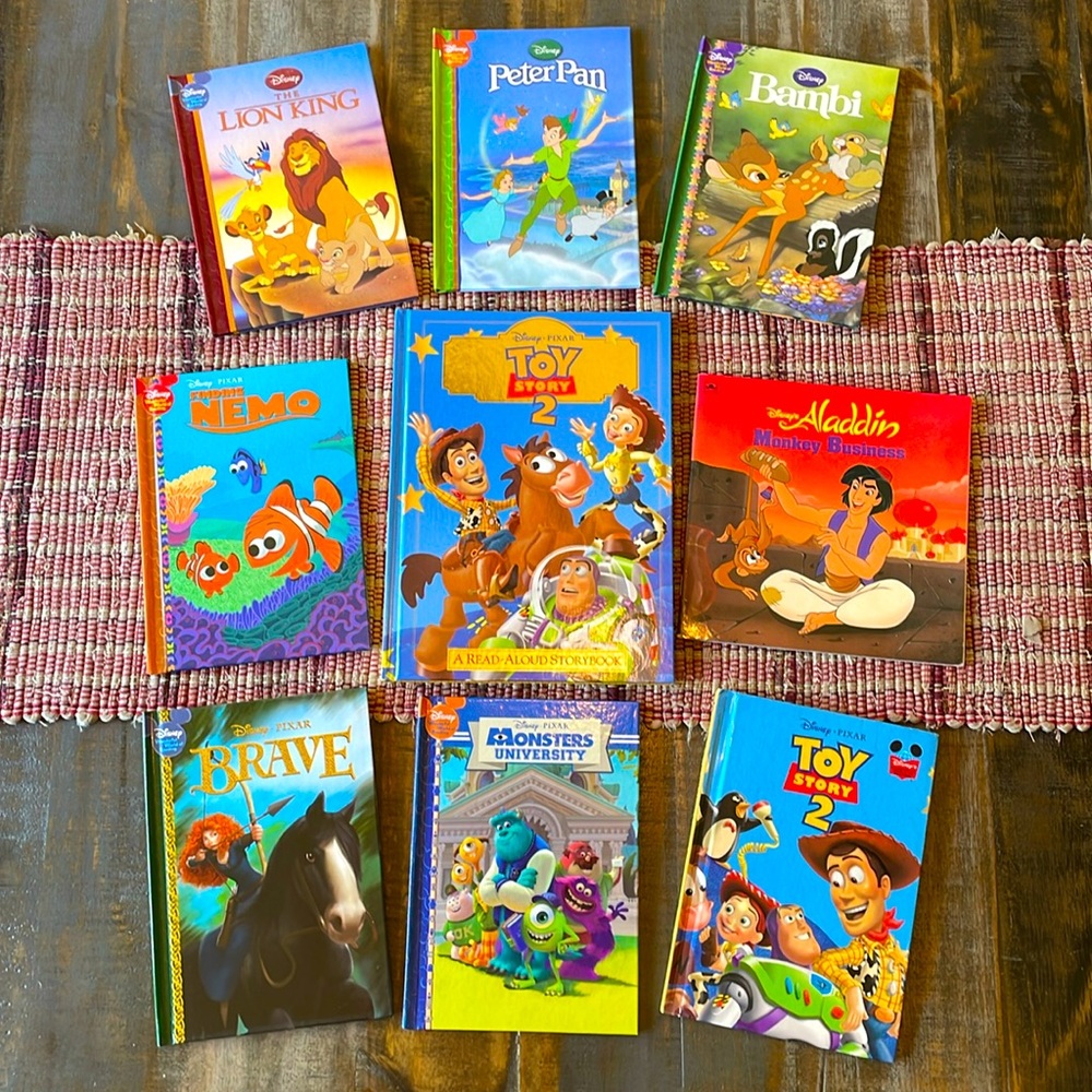 Set of 9 Disney Books